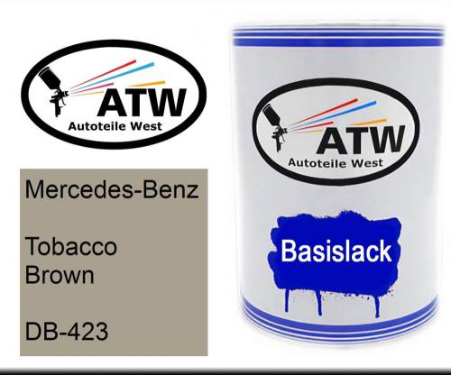 Mercedes-Benz, Tobacco Brown, DB-423: 500ml Lackdose, von ATW Autoteile West.